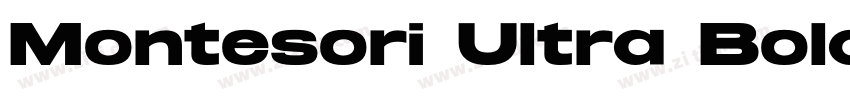 Montesori Ultra Bold字体转换
